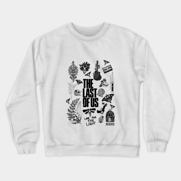 The Last of Us all in one black Crewneck Sweatshirt by Blue Button